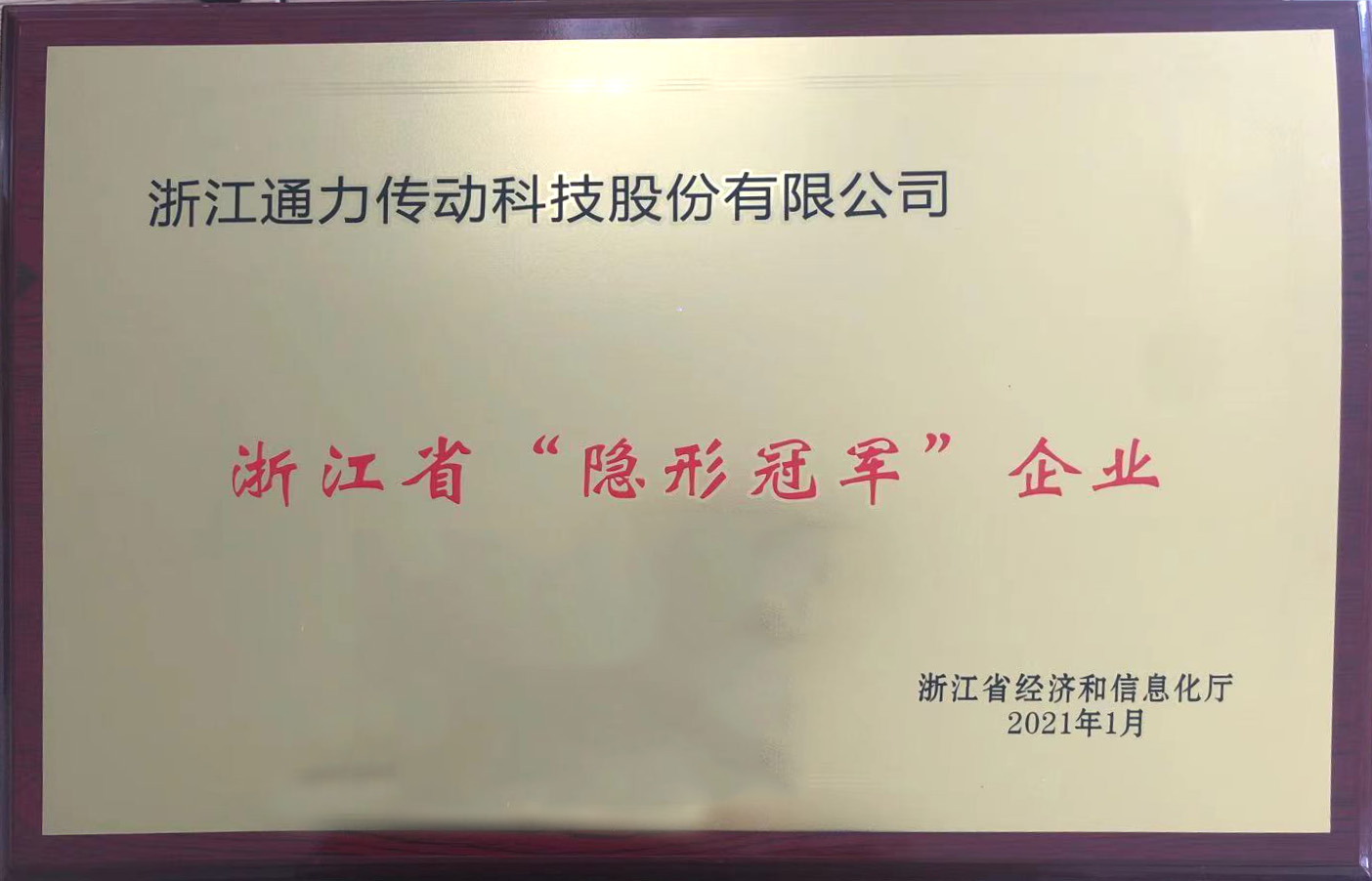 浙江省“隱形冠軍”企業