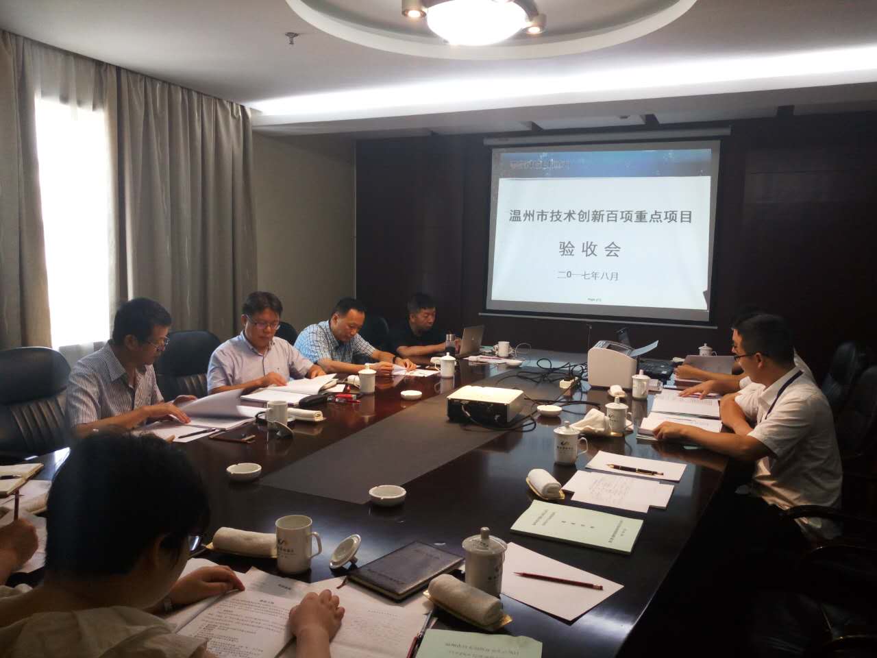 祝賀我公司產品通過溫州市技術創新項目驗收